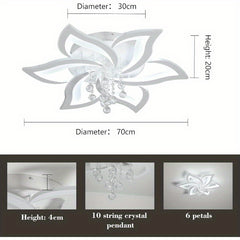40W Modern LED Flower Chandelier Ceiling Light by Snagg A Ceiling Light