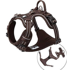 Brown Tactical Dog Harness by Snagg A Harness