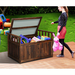 Wooden Outdoor Storage Box Bench by Snagg A Box