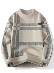 Men’s Color Block Crew Neck Sweater by Snagg A Jumper
