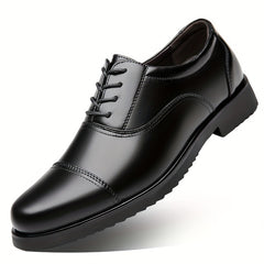 Men’s Black Lace-Up Dress Shoes by Snagg A Shoes