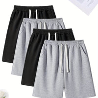 4pcs Men’s Summer Athletic Shorts - SnaggIt