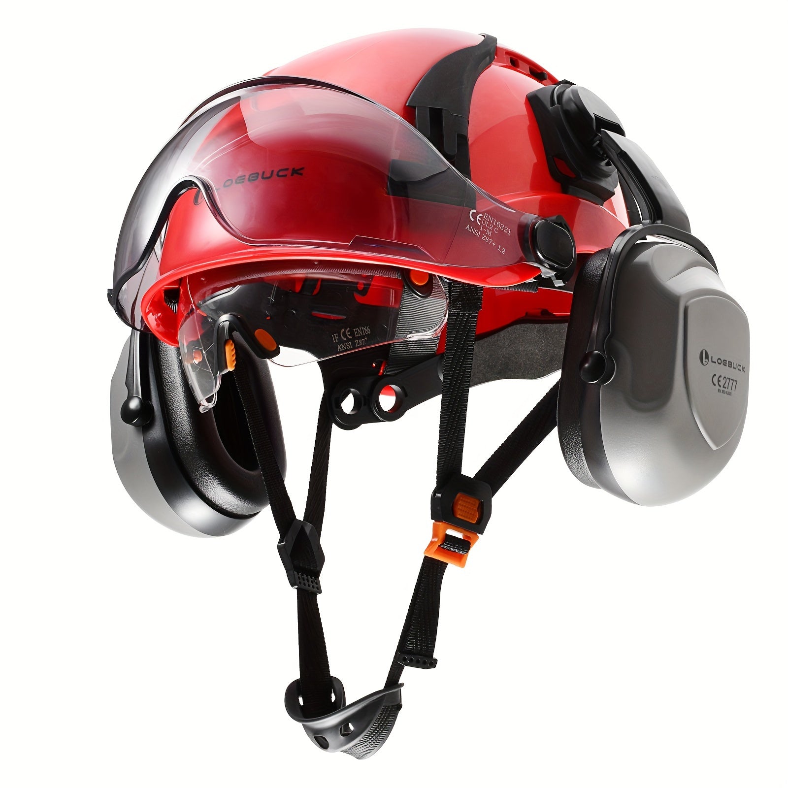 Safety Helmet with Sun Visor & Ear Protection by Snagg A Safety Helmet