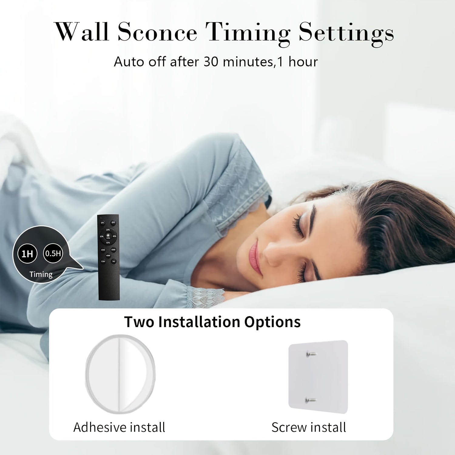 1pc/2pcs Battery Operated Wall Sconce Light by Snagg A Wall Light