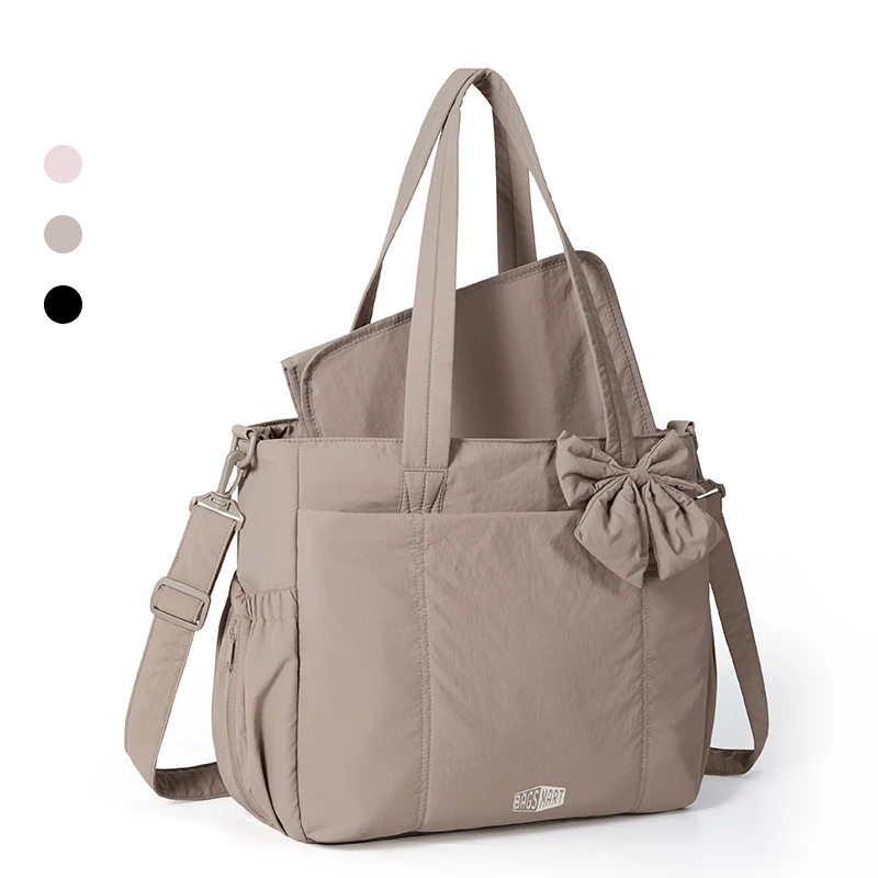 Multifunctional Diaper Bag – Large Capacity Mommy Handbag with Changing Mat & Stroller Organiser