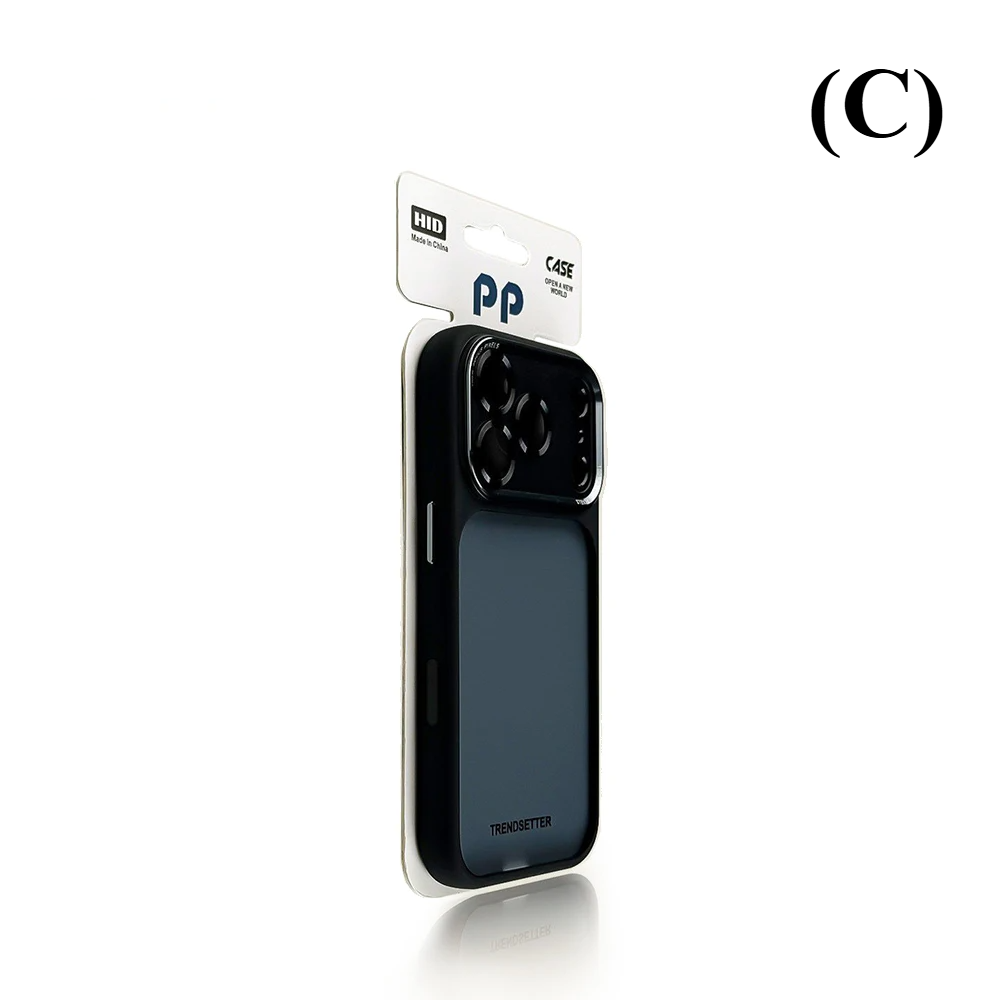 Shockproof Shield Matte Transparent Phone Case - For iPhone 15 Series - C - Black / Pro Max - Cases & Covers