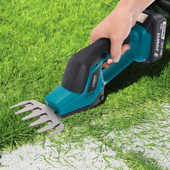 JUSFIT 2-in-1 Cordless Hedge & Grass Trimmer