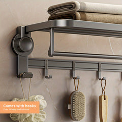 Wall-Mounted Towel Rack by Snagg A Rack