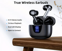 Wireless 5.3 Earbuds | In-Ear Headphones with Mic & Fast Charging Case by Snagg An EarBud