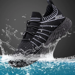 Lightweight Everyday Trainers Waterproof Slip-On Running Shoes