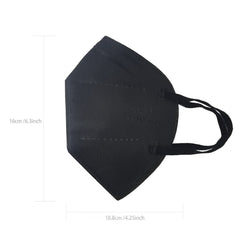 150 Pcs of Black Face Masks with a 5 Layer Design by Snagg A Face Mask