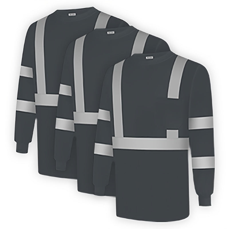 3 Pack High Visibility Safety Shirts by Snagg A Safety Shirt