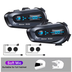 2pcs Motorcycle Helmet Intercom by Snagg An Intercom