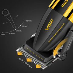 Professional 9000 RPM Master Clipper – Powder Metallurgy Precision Blade & 150 Minute High Performance Cordless System