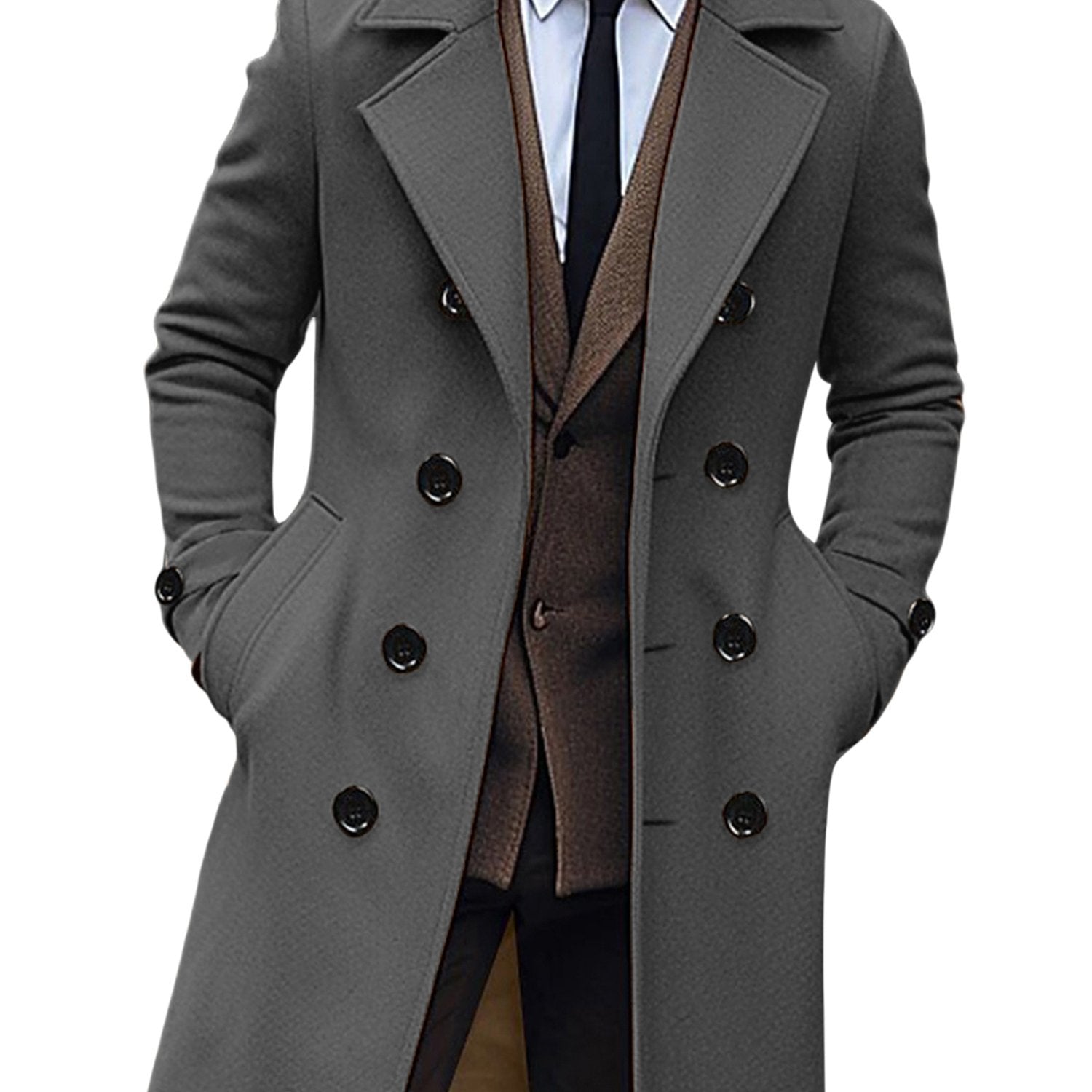 Men’s Tweed Pea Coat by Snagg A Coat