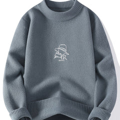 Men’s Graphic Knit Sweatshirt by Snagg A Jumper