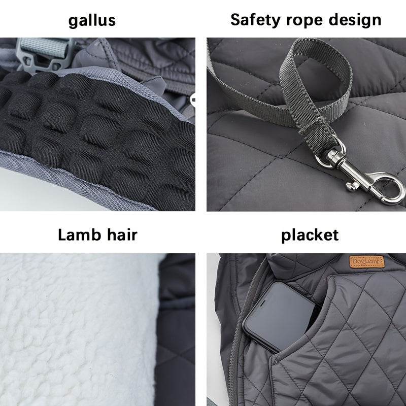 Adjustable Quilted Pet Carrier Backpack - SnaggIt