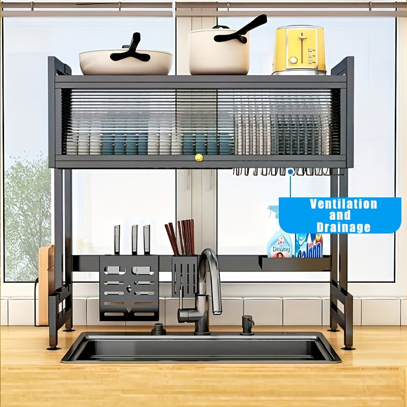 Multifunctional Countertop Dish Rack by Snagg A Rack