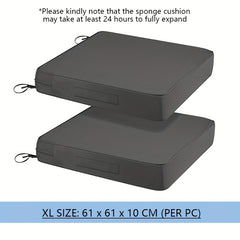 Heavy-Duty Waterproof Outdoor Seat Cushions by Snagg A Cushion