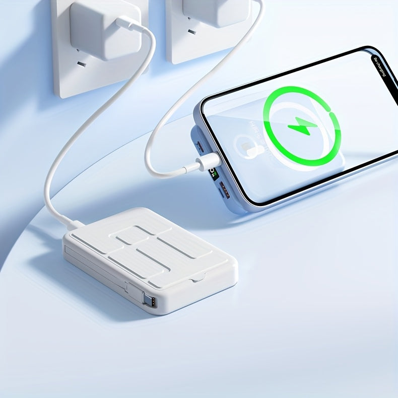 Magnetic 5 Device Fast Charging Power Bank - 10,000mAh - Banks