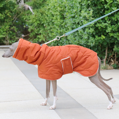 Winter Quilted Turtle Neck Dog Coat