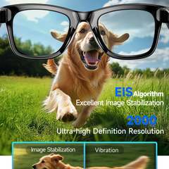 W610 AI Smart Glasses – 8MP HD Camera with 100+ Language Translation