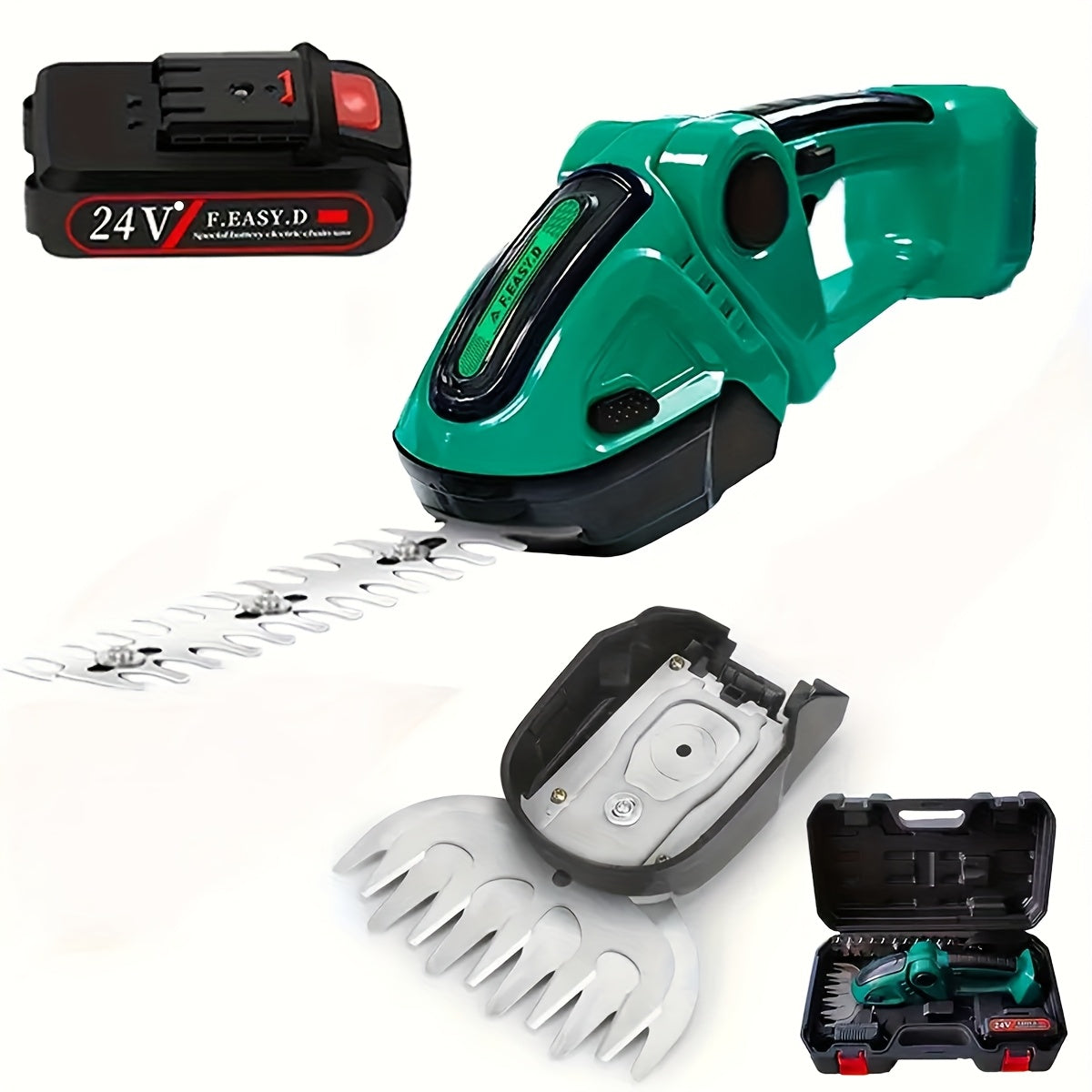 2-in-1 Cordless Grass & Hedge Trimmer