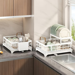 2 Tier Black Iron Kitchen Dish Rack by Snagg A Rack