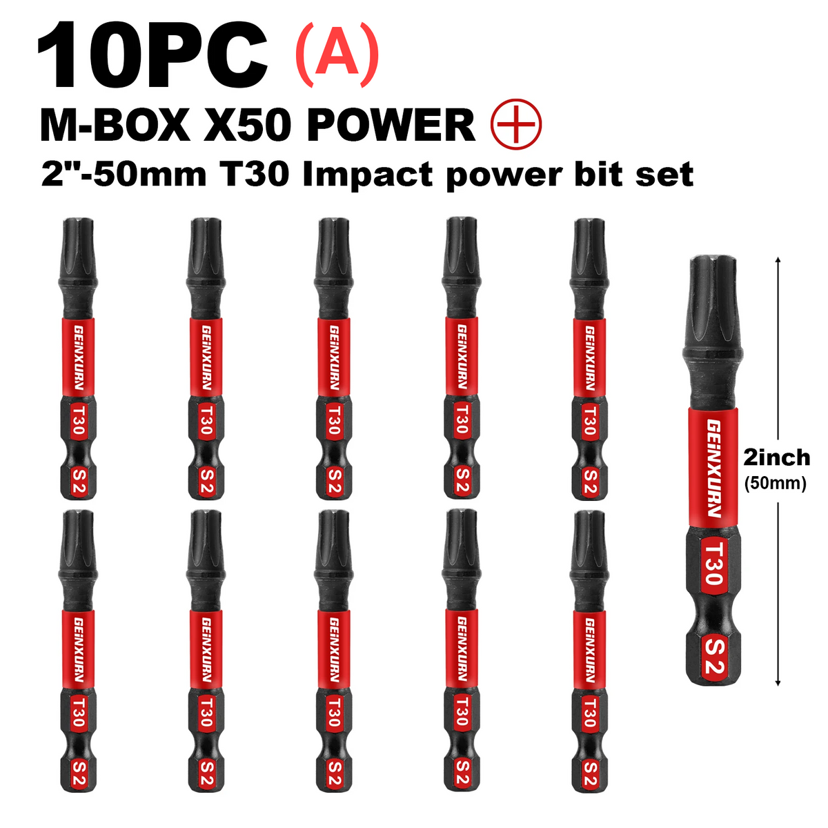 Impact Tough Magnetic Torx Screwdriver Bit Set – S2 Alloy Steel Star Bits
