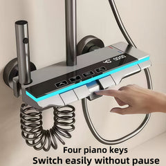 LED Rain Shower System by Snagg A Shower Head