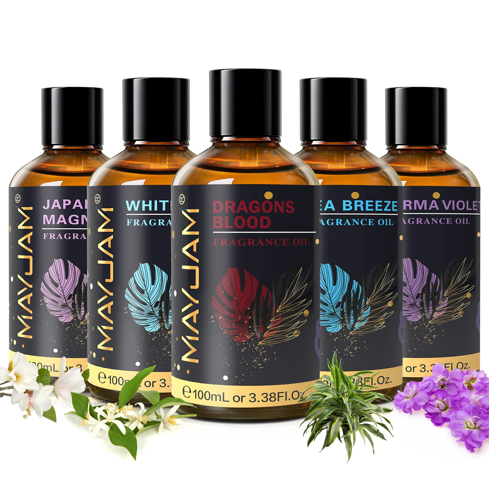 Aromatherapy Essential Oil for Reed Diffuser Air Freshener - 45 Variant