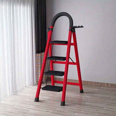 Heavy Duty 3 Step Ladder – Wide Anti-Slip Steps & Sturdy Handrail