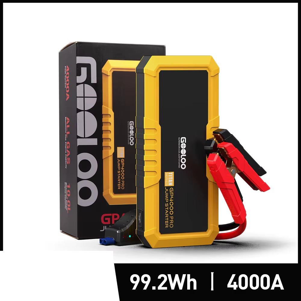 4000A car jump starter with power bank – image 1