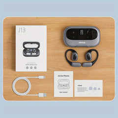 Bluetooth 5.3 Open-Ear Headphones | Directional Sound with Subwoofer & Premium Audio by Snagg An EarBud