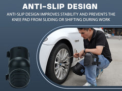 Anti slip Strong Double Strap Heavy Duty Knee Pads by Snagg A Knee Pads