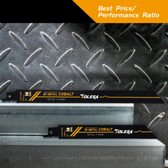 5PCS x 6in/9in Heavy Metal Cutting Reciprocating Saw Blades 14TPI