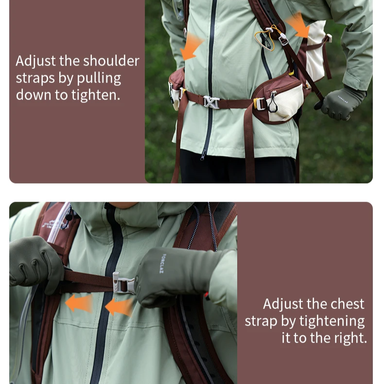 Waterproof Hiking Daypack with Rain Cover – Lightweight Travel & Camping Backpack for Men & Women