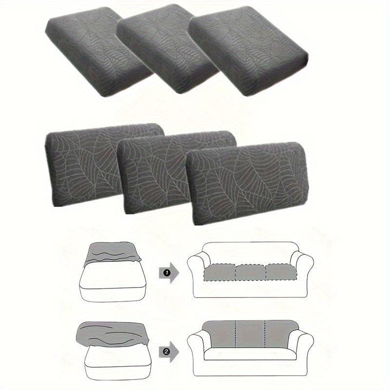Universal Stretch Sofa Cushion Cover Set by Snagg A Cushion Cover