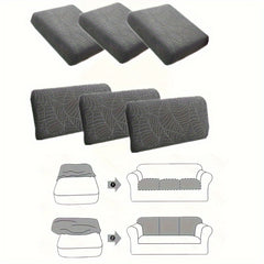 Universal Stretch Sofa Cushion Cover Set by Snagg A Cushion Cover