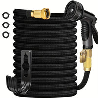 100FT Heavy-Duty Rubber Garden Hose - SnaggIt