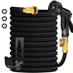 100FT Heavy-Duty Rubber Garden Hose