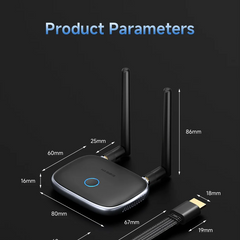 Wireless HDMI Transmitter & Receiver Kit for Streaming from Laptop to TV or Projector by Snagg An HDMI Transmitter