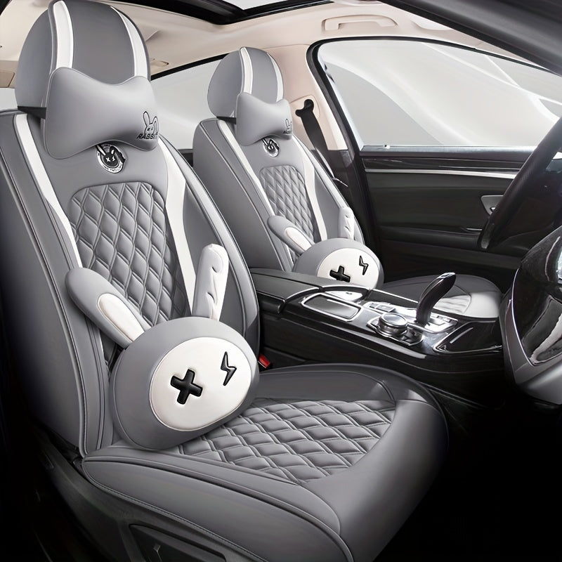 Universal PU Leather Car Seat Cover Set by Snagg A Seat Cover