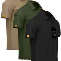 3-Pack Men’s Classic Polo Shirts - SnaggIt