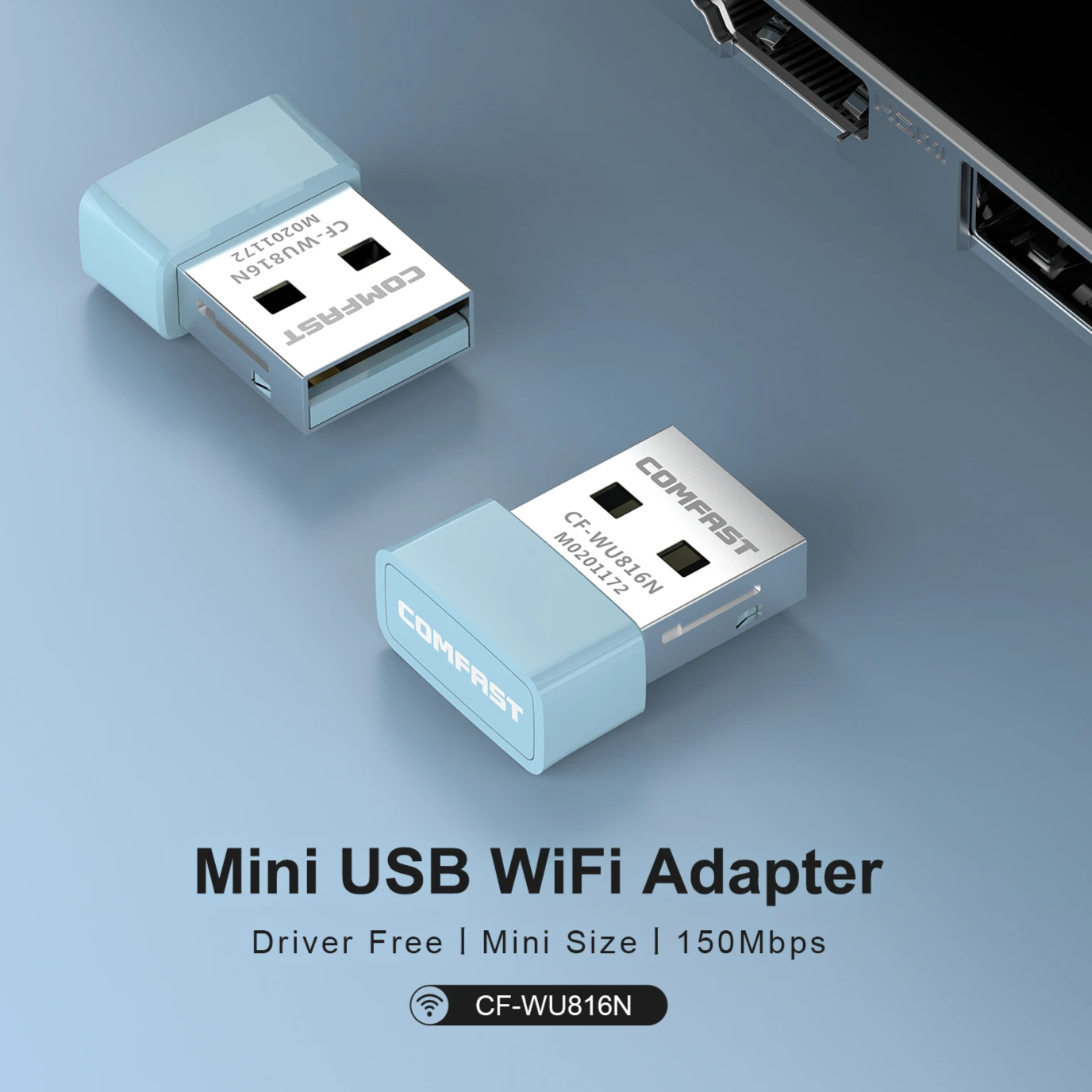 150Mbps USB WiFi Adapter – 2.4GHz Plug and Play Wireless Receiver by Snagg A USB WiFi Adapter