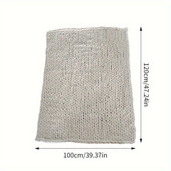 Cozy Chenille Chunky Knit Throw Blanket by Snagg A Throw