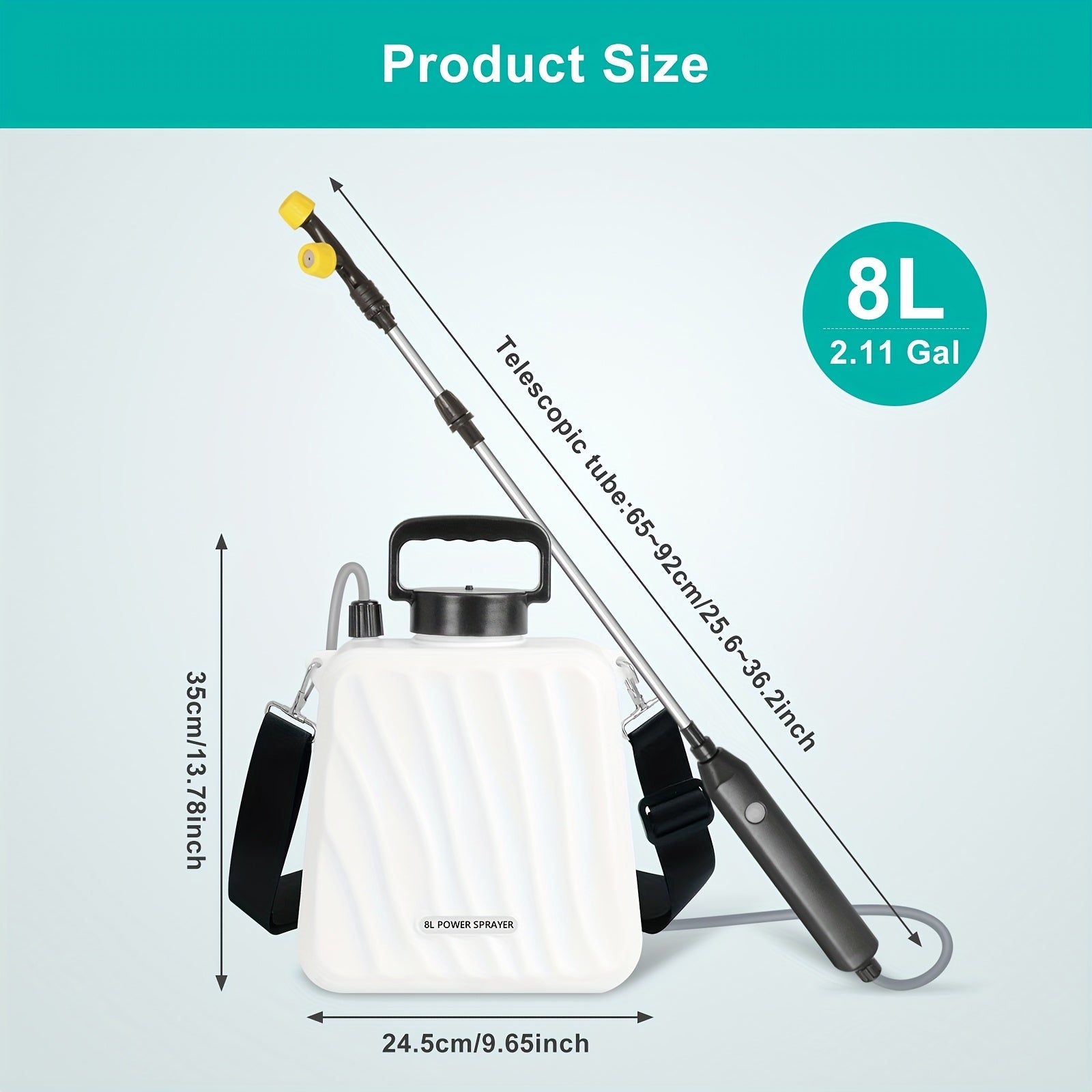 5L/8L Rechargeable Electric Garden Sprayer