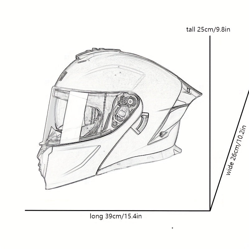 Flip-Up Design Motorcycle Helmet by Snagg A Motorcycle Helmet