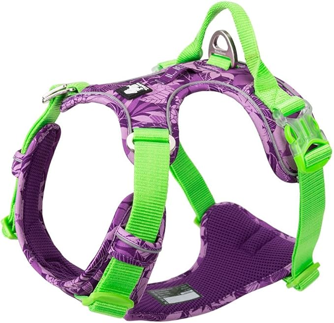 Tactical Purple Dog Harness by Snagg A Harness