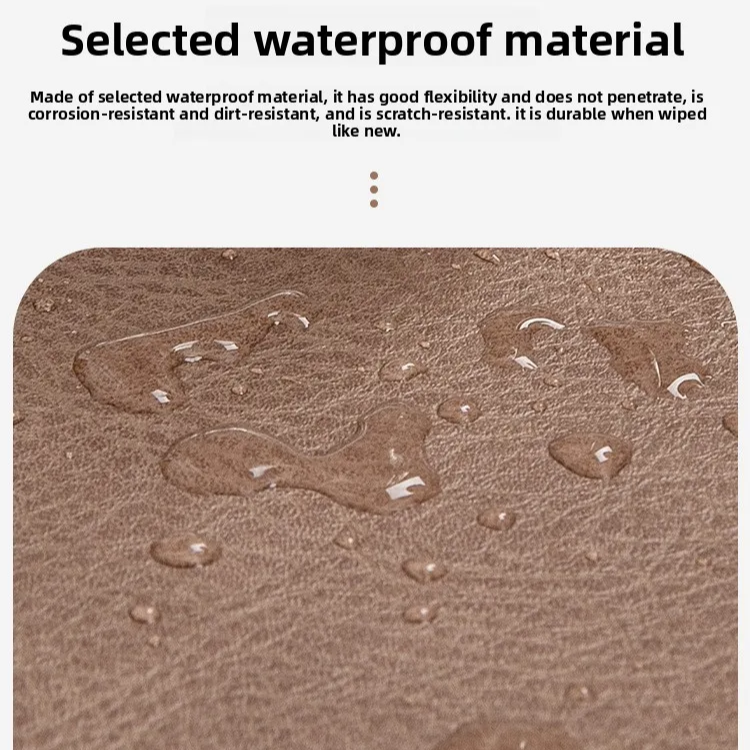 Retro Cowhide Leather Desk Mat for Desktop & Office Use by Snagg A Mouse Pad